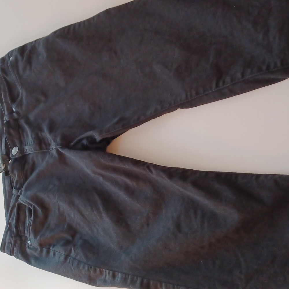 Lane Bryant black denim plus size 16 capri jeans
